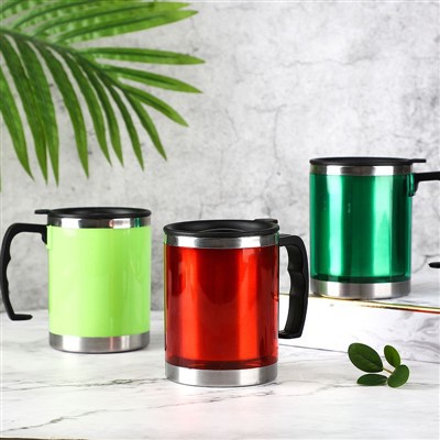 Cești de cafea cu gheață reutilizabile din plastic